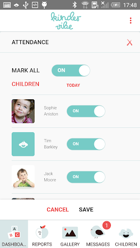 Kindervibe Teacher Screen 2