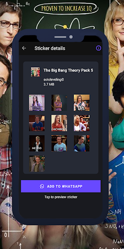 Big Bang Theory GIF Stickers Screen 3