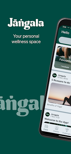 Android application Jangala Yoga & Wellness screenshort