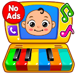 Cover Image of ดาวน์โหลด เกมสำหรับเด็ก: เปียโนและโทรศัพท์เด็ก 1.2.3 APK