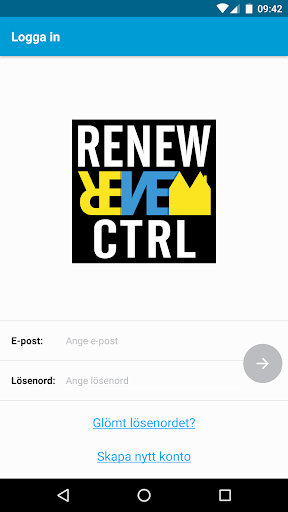 Android application Renew CTRL screenshort