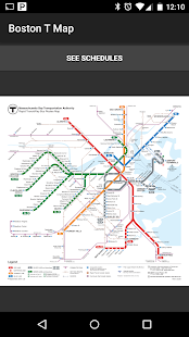 MBTA Boston T Map