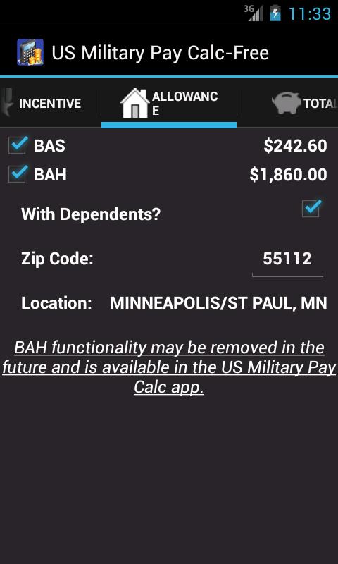 US Military Pay Calcのおすすめ画像3