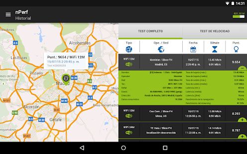 Test de velocidad 4G 5G WiFi Screenshot