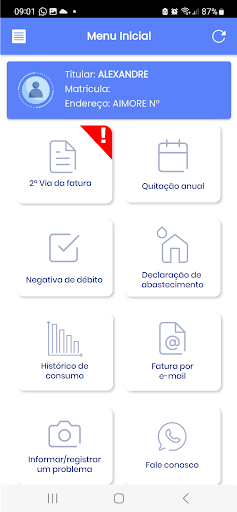 Comusa Mobile Screen 2