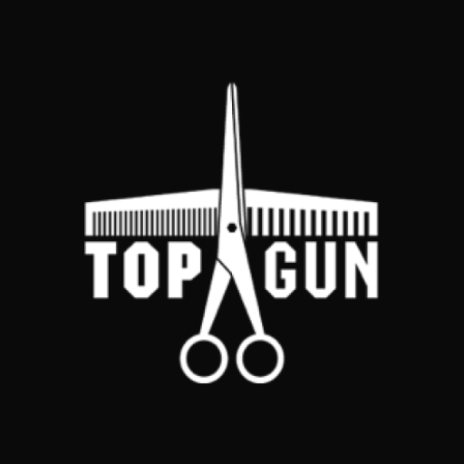 TOPGUN Barbershop logo