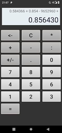 Calculator Screen 3