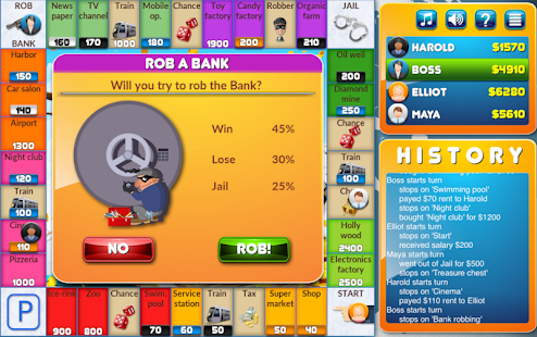CrazyPoly - Business Dice Game Screenshot