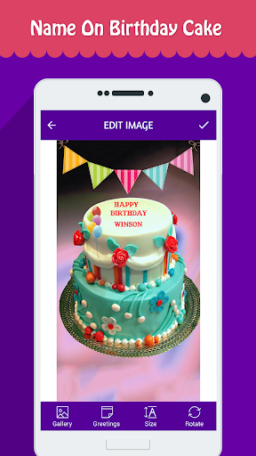 Updated Name Photo On Birthday Cake Android App Download 21