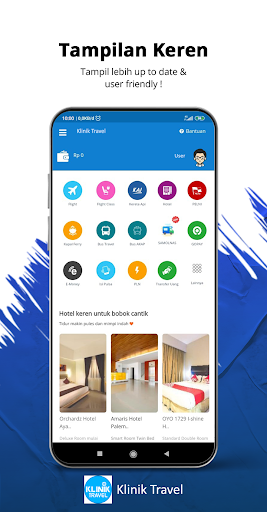 Android application Klinik Travel screenshort