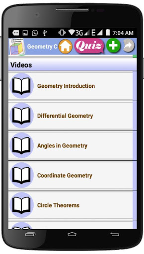 Geometry Courses Screen 3