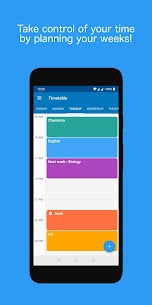 Timetable – Plan, Organize & Optimize your time 1
