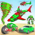 Cover Image of Herunterladen Hai-Roboter-Auto-Spiel Fahrrad-Spiel  APK