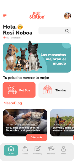 Android application PetStation screenshort