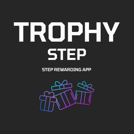 Trophy Step Get Rewards logo
