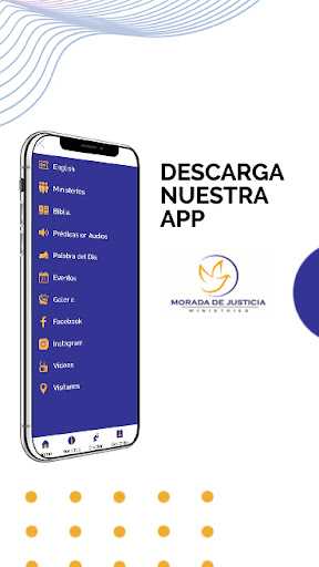 Android application Morada de Justicia Ministries screenshort