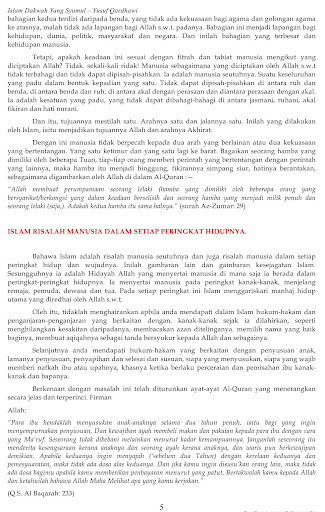 Islam Dakwah Syumul Qardhawi