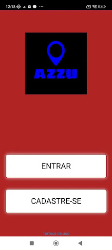 Android application AZZU Motorista screenshort