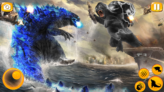 King Kong Vs Godzilla Fighting 1.2 APK + Mod (Free purchase) for Android