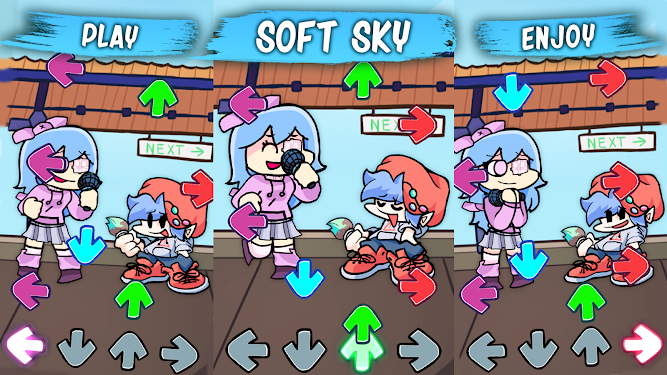#2. Soft Sky vs FNF Mod (Android) By: XXL Games