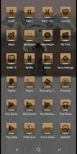 Square Wood Icon Pack