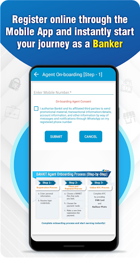 BANKIT Agent- DMT, AePS, mATM Screen 2