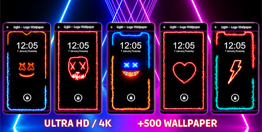 Light Background : Lock Screen Screen 3
