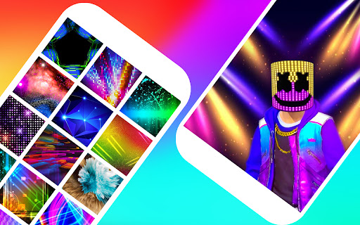Android application Marshmello mask photo editor screenshort