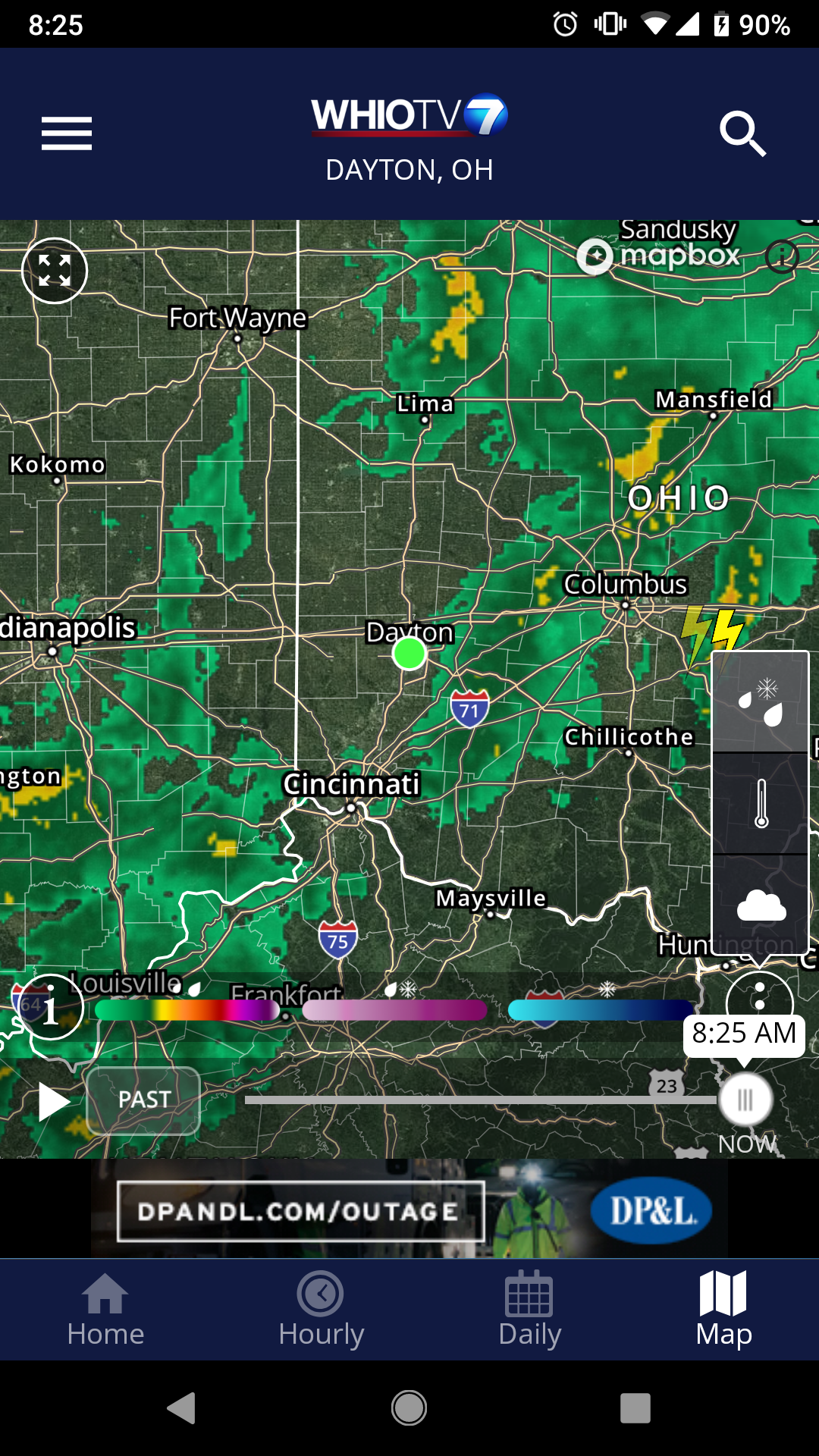 Android application WHIO Weather screenshort