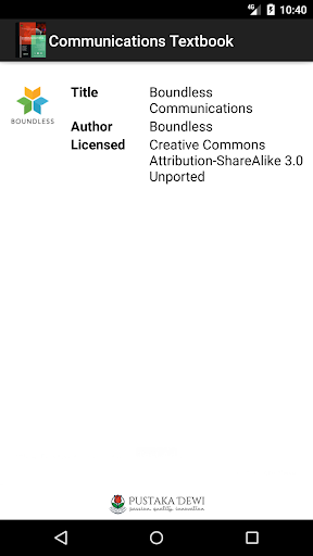 Communications Textbook Screen 2
