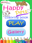 screenshot of Happy Pets Coloring Book