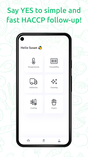 Android application BackResto - HACCP screenshort