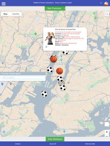 Djamga - Pick Up Games Locator Screen 3