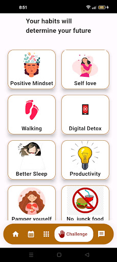 Android application Habit Tracker screenshort