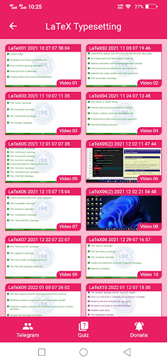 Online Course Screen 2