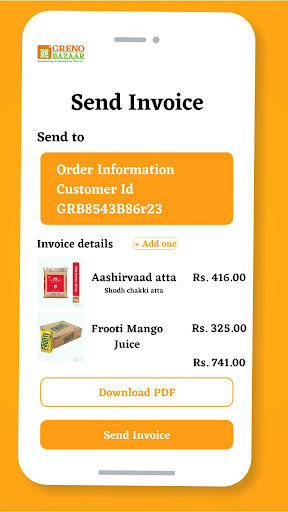 Greno Bazaar Seller Screen 2