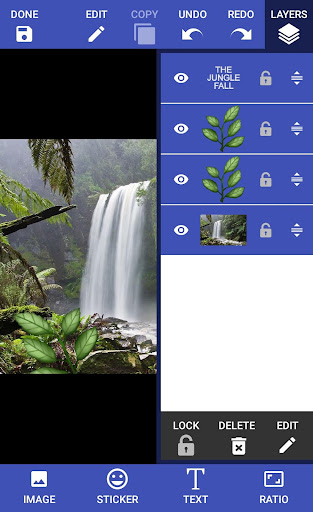 Android application Photo Poster screenshort