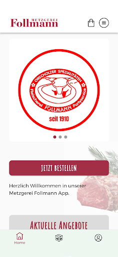 Android application Metzgerei Follmann screenshort