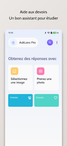 Aperçu de l'application