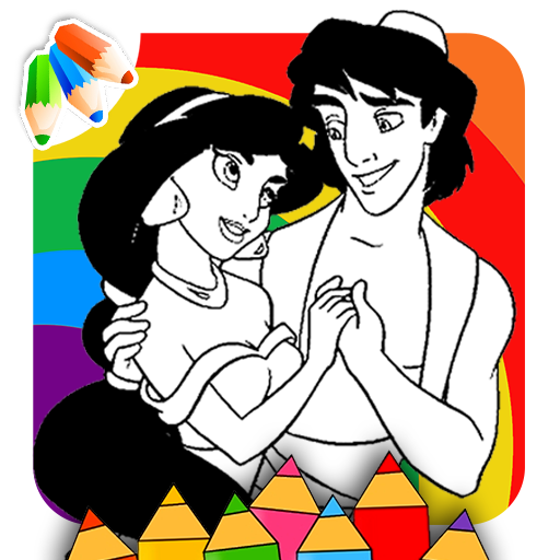Aladdin Coloring Book game fro