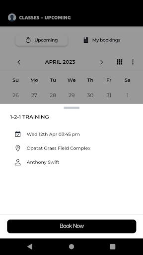 Swift Soccer Academy Screen 3