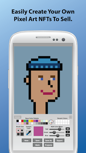 Android application Pixel Paver Pro - NFT Creator screenshort