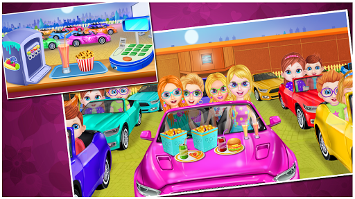 Movie Night Crazy BFF Girls