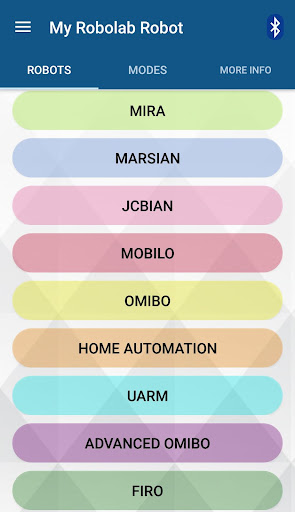 Android application My Robolab Robot screenshort