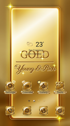 Android application Luxury Gold bars - Wallpaper screenshort