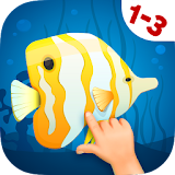 Animated Fish Puzzles for Kids icon