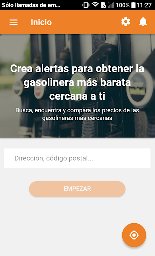 Android application GasAlert - Gasolineras baratas screenshort