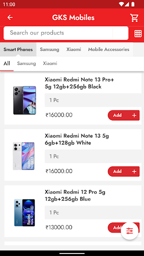 GKS Mobiles Screen 2