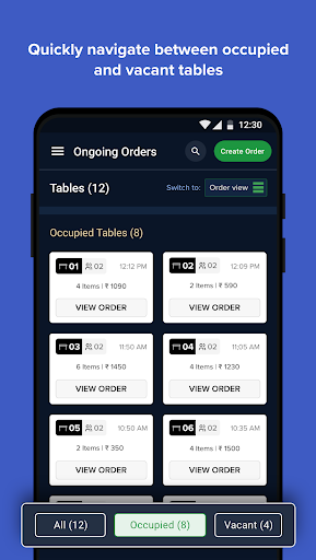 DotPe Waiter App Screen 3