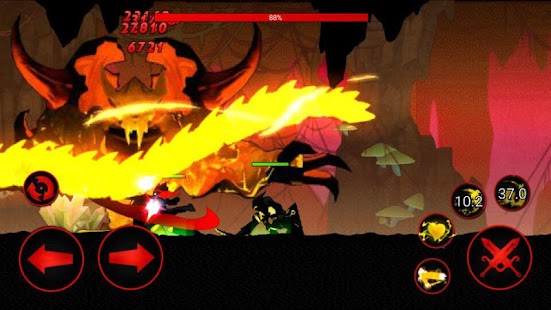 Snímek obrazovky League of Stickman 2021 – Ninja